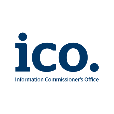Logo of the Information Commissioner's Office (ICO) in blue text on a white background.